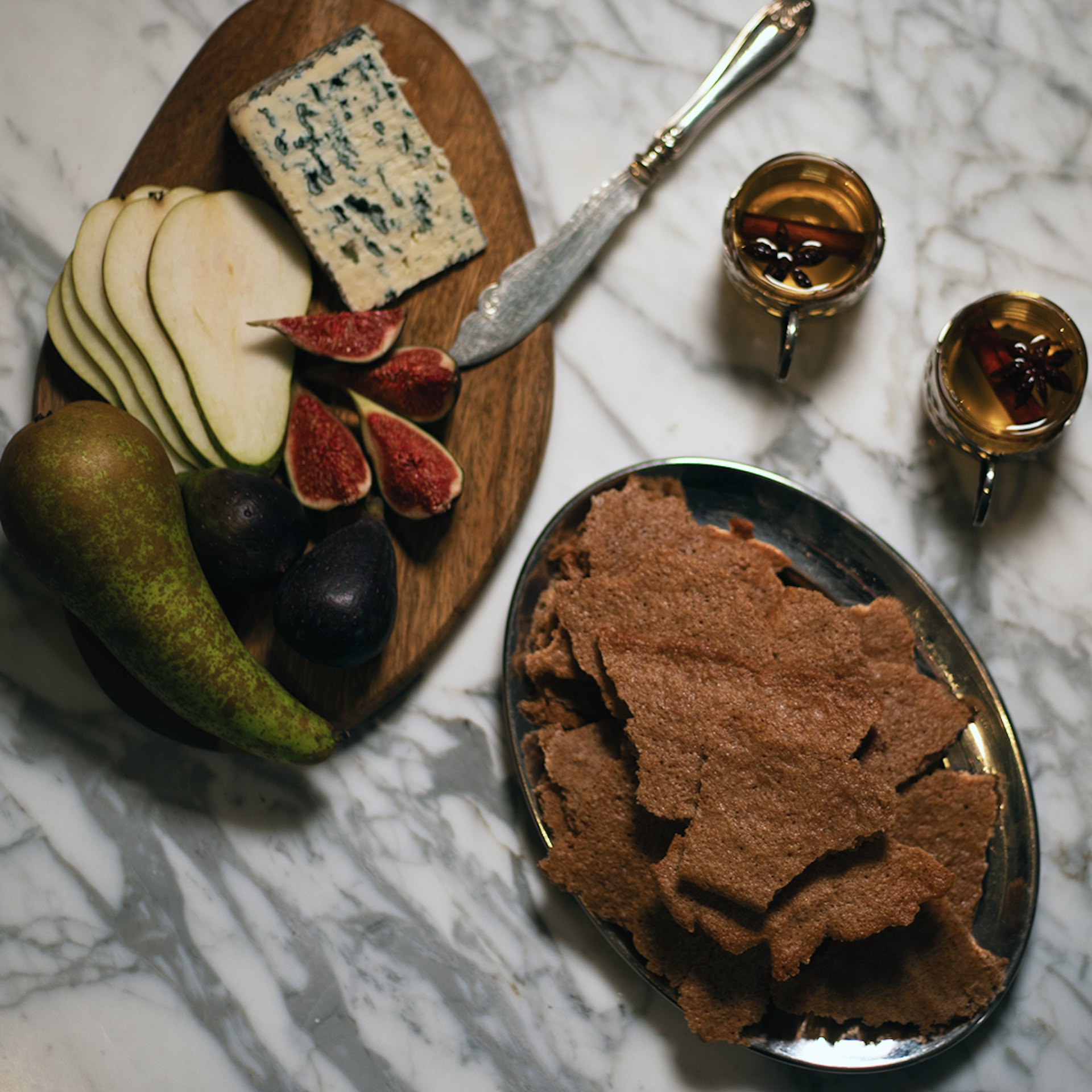 Kryddkakor på servering