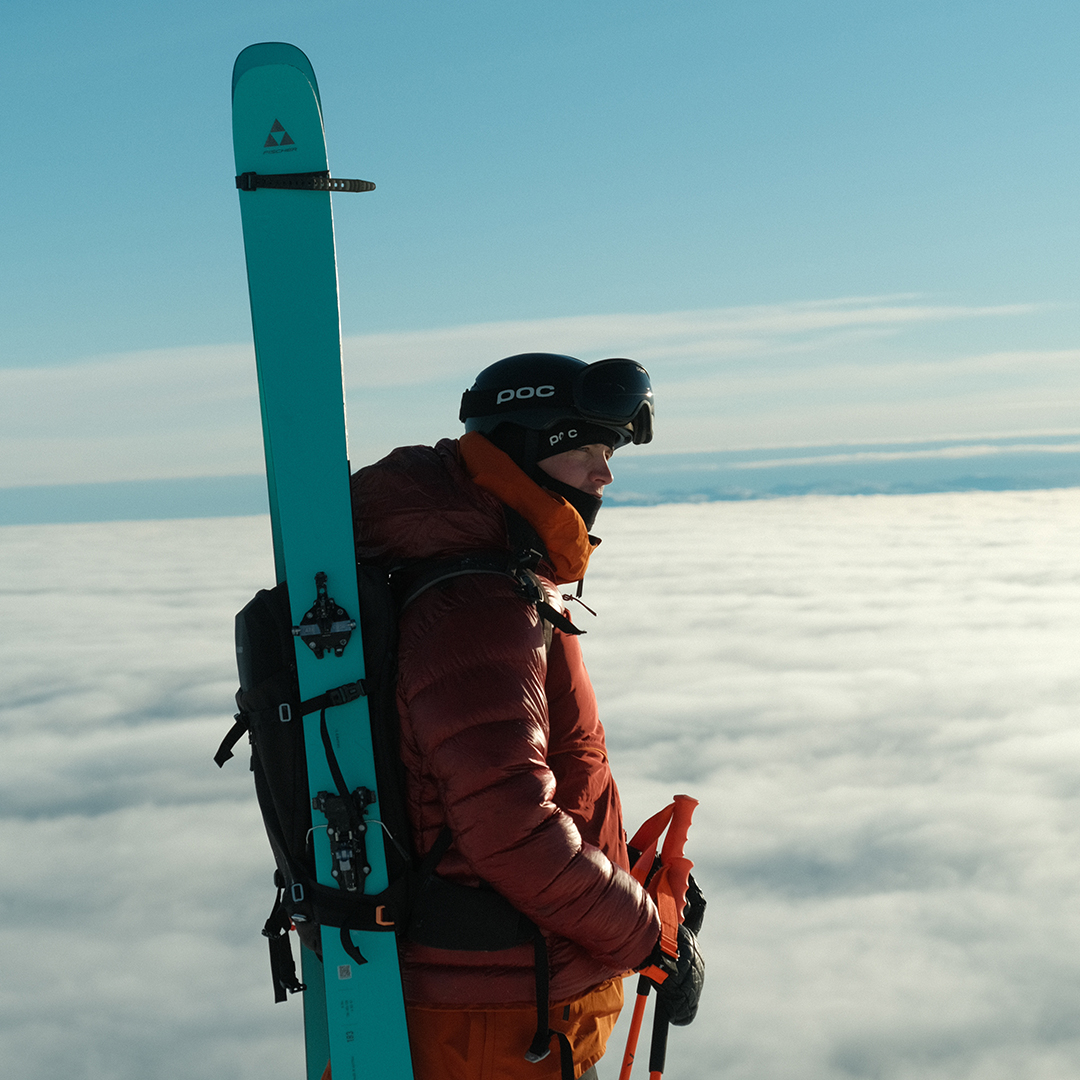 William Larsson med skidor